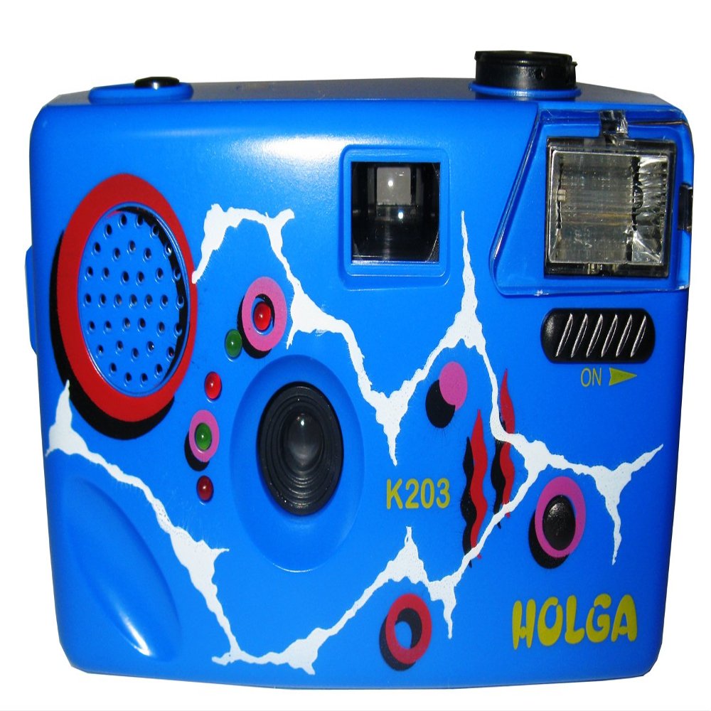 Holga K203 Royal Blue Original Noise Making 35mm Film Camera