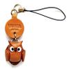 Owl Leather Zodiac Mascot Mobile/Cellphone Charm VANCA Craft-Collectible Cute Mascot Made in Japan view 1