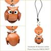 Owl Leather Zodiac Mascot Mobile/Cellphone Charm VANCA Craft-Collectible Cute Mascot Made in Japan view 4