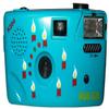 Holga K204 Turquoise Original "Happy Birthday" Noise Making 35mm Film Camera view 1