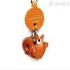 Rooster Leather Zodiac Mascot mobile/Cellphone Charm VANCA CRAFT-Collectible Cute Mascot Made in Japan view 2