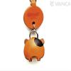 Cow Leather Zodiac Mascot mobile/Cellphone Charm VANCA CRAFT-Collectible Cute Mascot Made in Japan view 2