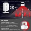 SuperInk 2 Set (2 Sensor,2 Alarm) Muti-Function Wireless Welcome Warning Greeting Doorbell PIR Motion Detector Sensor Visitor Alarm Chime Door Bell Infrared Security Smart Entry Alert System Kit view 3