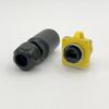 CNLINKO RJ45 Ethernet Industrial Circular Connector, Male Plug & Female Panel Mount Receptacles Socket Jack, Outdoor Waterproof IP67, Fast Data, Heavy Duty view 2