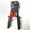 InstallerCCTV RJ45 Crimp Tool, Telephone Cable Ethernet Cable Stripper Cutter, Multi-Function for Rj45 RJ11 RJ12 Modular Connector view 1