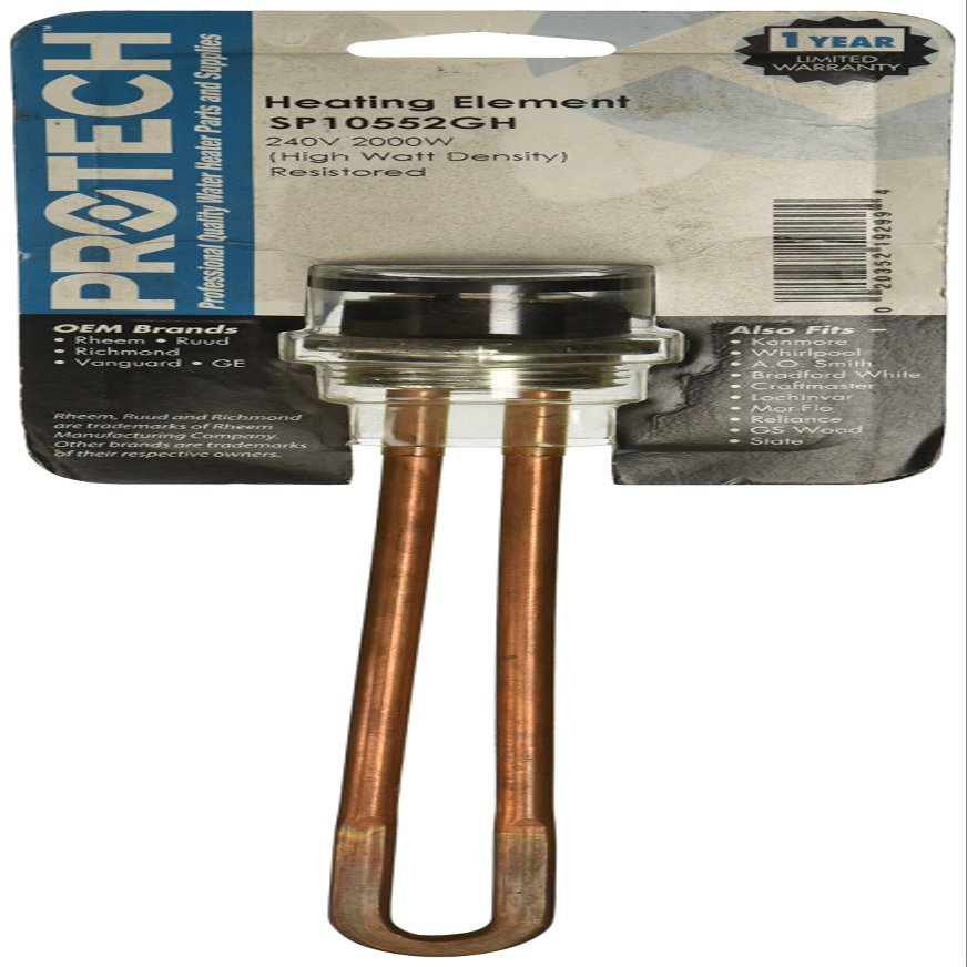 Rheem SP10552GH Resistored HWD with Screw-In 240-volt/2000-watt Element
