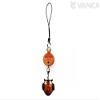 Vanca.com Alphabet Owl D Leather Animal mobile/Cellphone Charm VANCA CRAFT-Collectible Cute Mascot Made in Japan view 3
