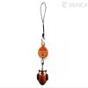 Vanca.com Alphabet Owl E Leather Animal mobile/Cellphone Charm VANCA CRAFT-Collectible Cute Mascot Made in Japan view 3