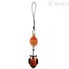 Vanca.com Alphabet Owl F Leather Animal mobile/Cellphone Charm VANCA CRAFT-Collectible Cute Mascot Made in Japan view 3