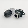 CNLINKO RJ45 Ethernet Industrial Connector, Male Plug & Female Panel Mount Receptacles Socket Jack, Outdoor Waterproof IP67, Metal Case, Fast Data view 2