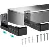 WALI Universal Soundbar Wall Mount, Center Channel Speaker Wall Mount Dual Bracket Hold up to 33 lbs, Arms Extend Adjustment from 3.5 to 6.1 inch (SLK202), Black view 1