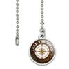 GRAPHICS & MORE Take The Road Less Traveled Compass Ceiling Fan and Light Pull Chain view 2