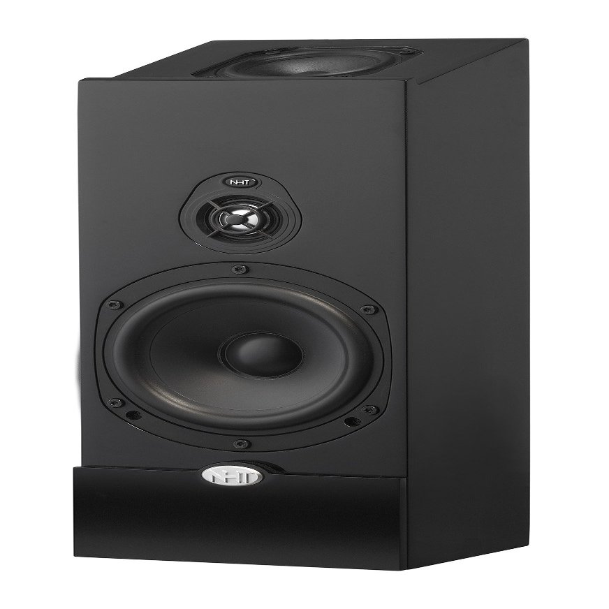 NHT Media Series 2-Way Dolby Atmos Satellite Speaker, Single Unit, High Gloss Black (MS - Satellite Black)