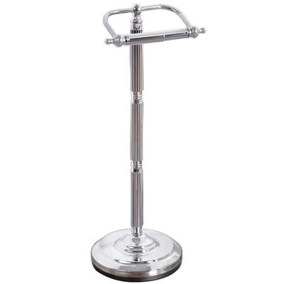 Georgian Freestanding Toilet Paper Holder, Chrome