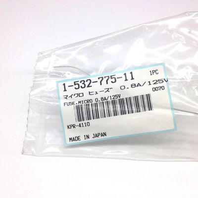 1-532-775-11 800mA 125 Volt Axial Lead Fuse for KPR-4110 (1 piece)