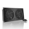 AC Infinity AIRPLATE S7, Quiet Cooling Fan System 12" with Speed Control, for Home Theater AV Cabinets view 1