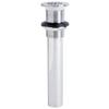 Novatto Strainer Drain, Chrome view 2