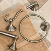 Dynasty Bel-Air Towel Ring, Satin Nickel view 2