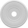 Ekena Millwork CMP19BE Berkshire Thermoformed PVC Ceiling Medallion (Fits Canopies up to 8 3/8"), 19"OD x 3 1/2"ID x 1"P view 1