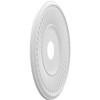 Ekena Millwork CMP19BE Berkshire Thermoformed PVC Ceiling Medallion (Fits Canopies up to 8 3/8"), 19"OD x 3 1/2"ID x 1"P view 2