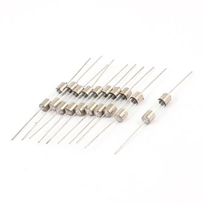 Aexit axia-l Lead Fuses Fast Acting 5mm x 20mm Glass Fuse Tube 250V 15A Cartridge Fuses 10 Pcs