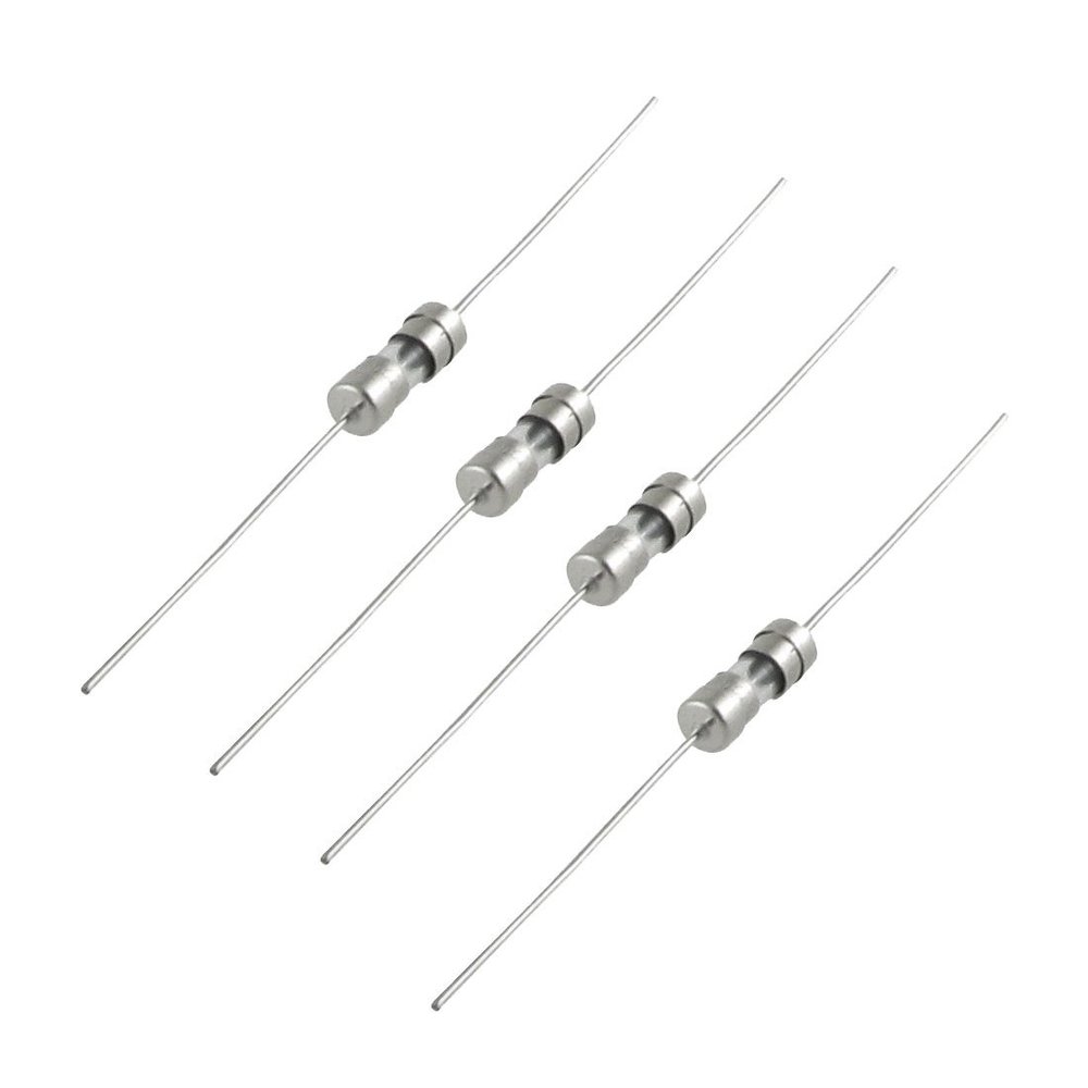 Aexit 10 x Electrical 250V 5A Through Hole 3.6 x 10mm Fast Acting axia-l Fuses Glass Fuse