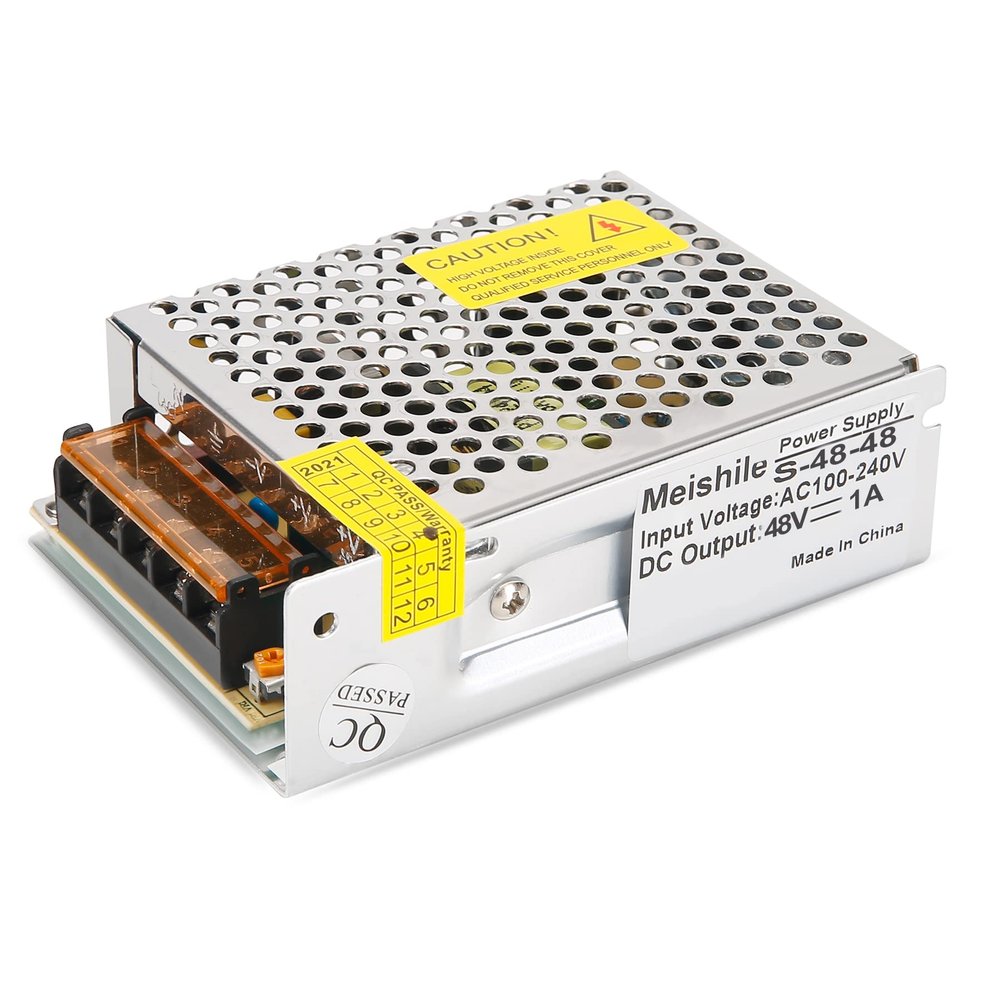 48V 1A 48W LED Driver Switching Power Supply 110/220VAC-DC48V Transformer Monitoring Power Supply Industrial Power Universal Type