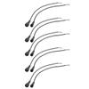 Aexit 5Pairs Black Electrical Wire Plastic LED Light Strips Male Female 4P Waterproof Connector Stranded Wire w Cable view 1