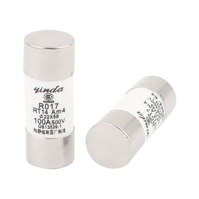 Aexit Fast Blow Fuses Ceramic Fuses 100A 500V 22mm x Fuse Links 58mm 2Pcs