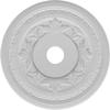 Ekena Millwork CMP22BA Baltimore Thermoformed PVC Ceiling Medallion (Fits Canopies up to 7 3/4"), 22"OD x 3 1/2"ID x 1"P view 4