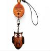 Vanca.com Alphabet Owl H Leather Animal mobile/Cellphone Charm VANCA CRAFT-Collectible Cute Mascot Made in Japan view 1
