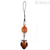 Vanca.com Alphabet Owl H Leather Animal mobile/Cellphone Charm VANCA CRAFT-Collectible Cute Mascot Made in Japan view 3