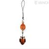 Vanca.com Alphabet Owl J Leather Animal mobile/Cellphone Charm VANCA CRAFT-Collectible Cute Mascot Made in Japan view 3