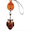 Vanca.com Alphabet Owl M Leather Animal mobile/Cellphone Charm VANCA CRAFT-Collectible Cute Mascot Made in Japan view 1