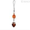 Vanca.com Alphabet Owl M Leather Animal mobile/Cellphone Charm VANCA CRAFT-Collectible Cute Mascot Made in Japan view 3