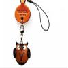 Vanca.com Alphabet Owl Y Leather Animal mobile/Cellphone Charm VANCA CRAFT-Collectible Cute Mascot Made in Japan view 1