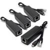 ANVISION 4-Pack Active 5V 2.4A PoE Splitter Adapter IEEE 802.3af Compliant Micro USB 48V to 5V/2.4A, for Tablets, Dropcam or Raspberry Pi, IPC, IP Camera and More view 1