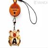 Alphabet Pig A Leather Animal Mobile/Cellphone Charm VANCA CRAFT-Collectible Cute Mascot Made in Japan view 1
