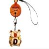 Vanca.com Alphabet Pig D Leather Animal mobile/Cellphone Charm VANCA CRAFT-Collectible Cute Mascot Made in Japan view 1