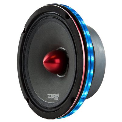 DS18 LRING8 SPEAKER GRILL RING - Fits 8 Speaker, RGB LED Lighting, Acrylic Ring, Marine Watertight Seal, Compatible with RGB Remote Module - One Ring