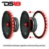 DS18 LRING8 SPEAKER GRILL RING - Fits 8 Speaker, RGB LED Lighting, Acrylic Ring, Marine Watertight Seal, Compatible with RGB Remote Module - One Ring view 2
