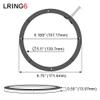 DS18 LRING8 SPEAKER GRILL RING - Fits 8 Speaker, RGB LED Lighting, Acrylic Ring, Marine Watertight Seal, Compatible with RGB Remote Module - One Ring view 3