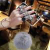 Case for LG V20,Fluffy Pom-pom Ball Hairy Fur Pearl Diamond Rhinestone Hand Chain Holder Bracelet Sparkle Stars Case for LG V20 (Star Silver) view 2