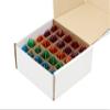 Creative Hobbies Box of 25 Colored Light Bulbs, Random Blinking, 7 Watt, C7 Candelabra Base -Great for Night Lights and Christmas Strings view 3