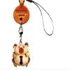 Vanca.com Alphabet Pig I Leather Animal mobile/Cellphone Charm VANCA CRAFT-Collectible Cute Mascot Made in Japan view 1