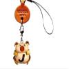 Alphabet Pig J Leather Animal mobile/Cellphone Charm VANCA CRAFT-Collectible Cute Mascot Made in Japan view 1