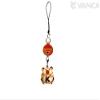 Vanca.com Alphabet Pig K Leather Animal mobile/Cellphone Charm VANCA CRAFT-Collectible Cute Mascot Made in Japan view 3