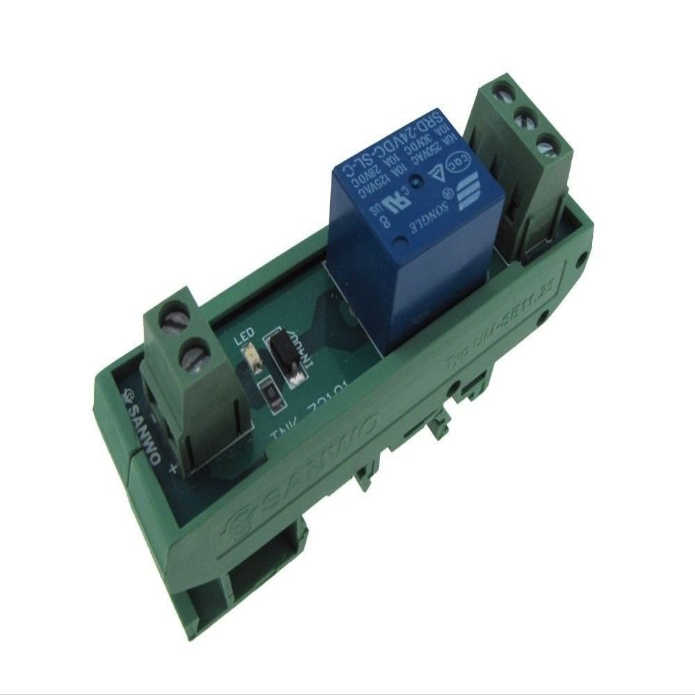 1 Channel 24VDC Relay Board PLC DIN Rail Mounting