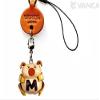 Alphabet Pig M Leather Animal Mobile/Cellphone Charm VANCA Craft-Collectible Cute Mascot Made in Japan view 1