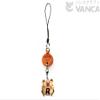 Alphabet Pig R Leather Animal mobile/Cellphone Charm VANCA CRAFT-Collectible Cute Mascot Made in Japan view 3